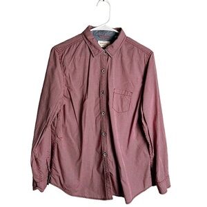 Weatherproof - Red & White Gingham Button Down - Sz. Lg